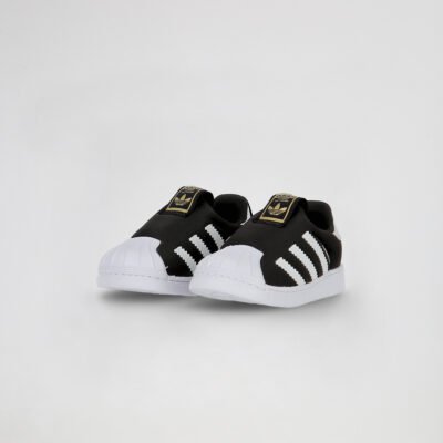ZAPATILLAS ADIDAS SUPERSTAR NIÑO PREMIUM NEGRO BLANCO